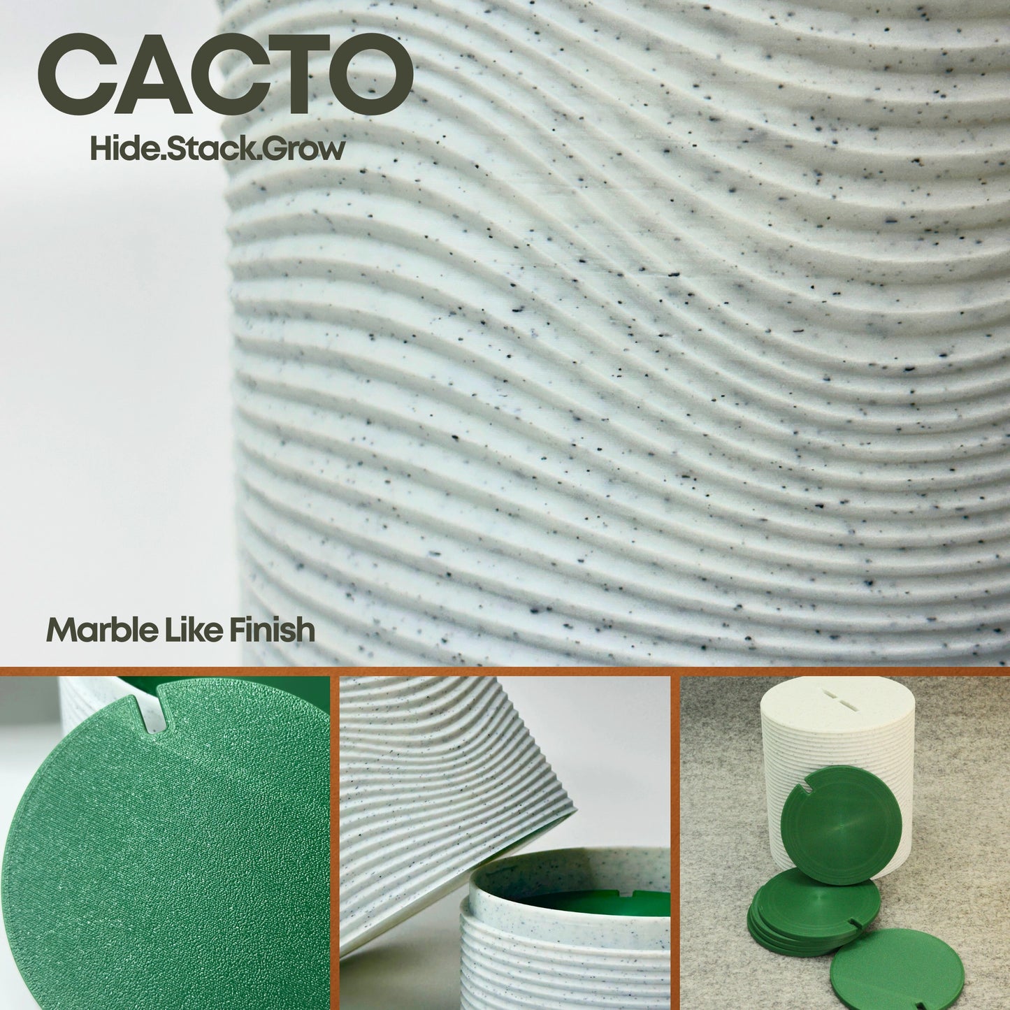CACTO – Cactus Coaster Planter