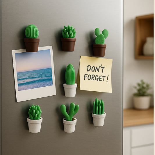 THORNLETS – Cactus Fridge Magnets (Set of 6)