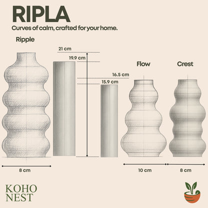 RIPLA – Sculptural Vase Collection