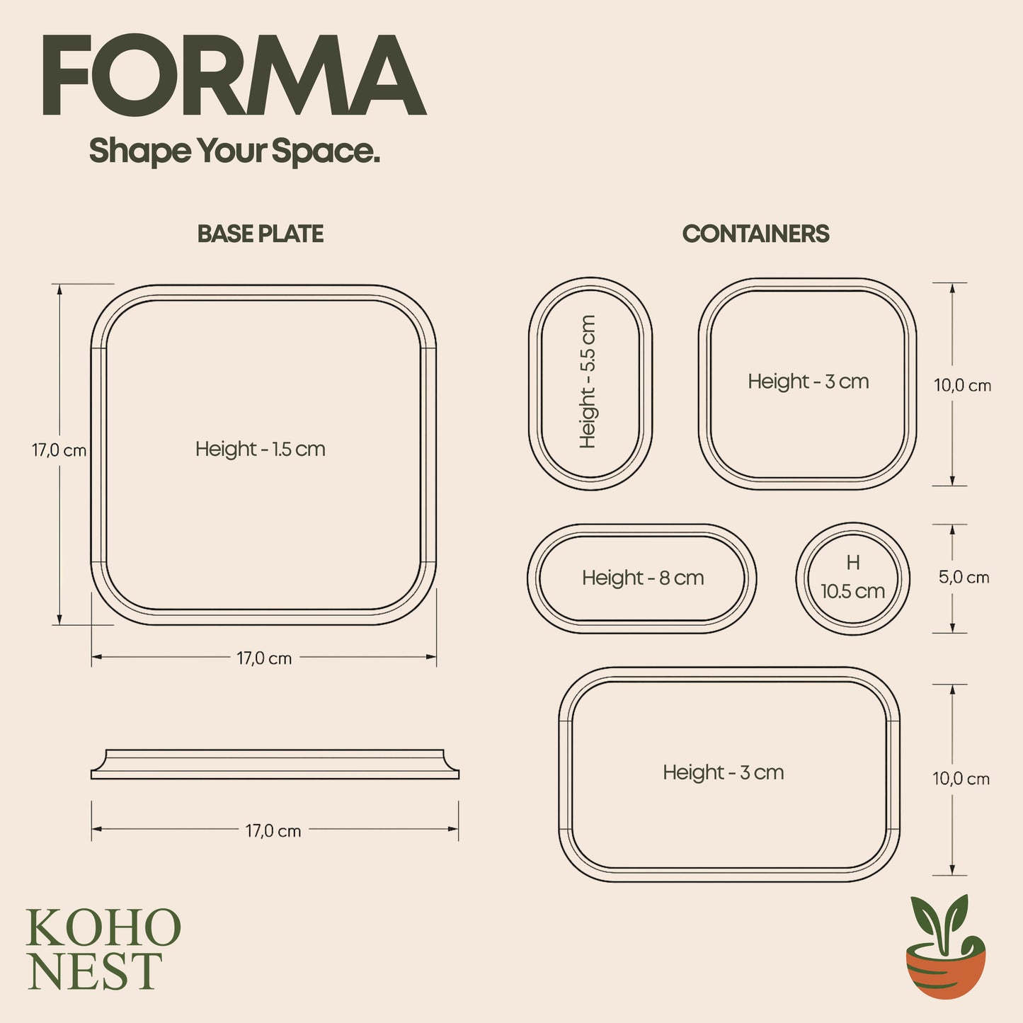 FORMA — Modular Desk Organizer