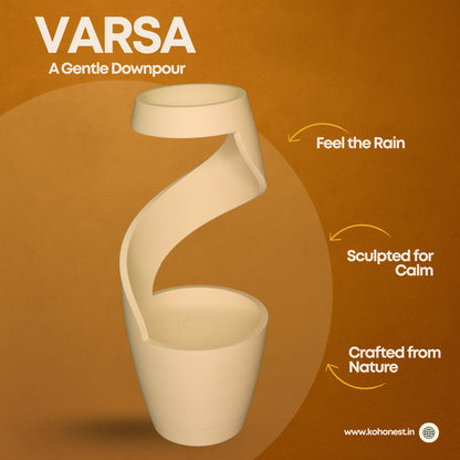 VARSA – Sculptural Rainflow Desk Planter