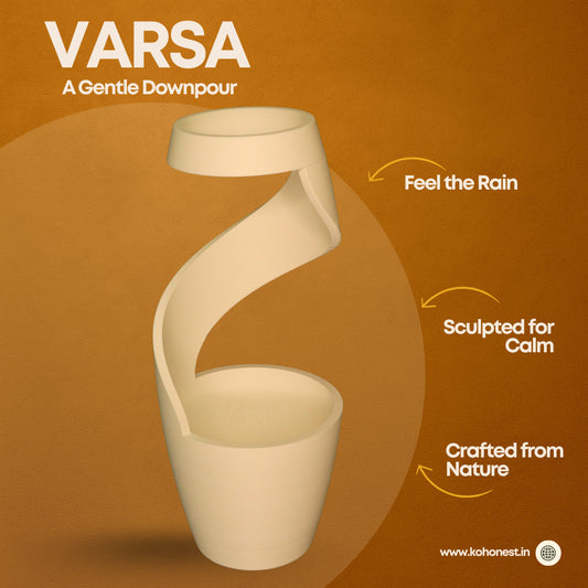 VARSA – Sculptural Rainflow Desk Planter