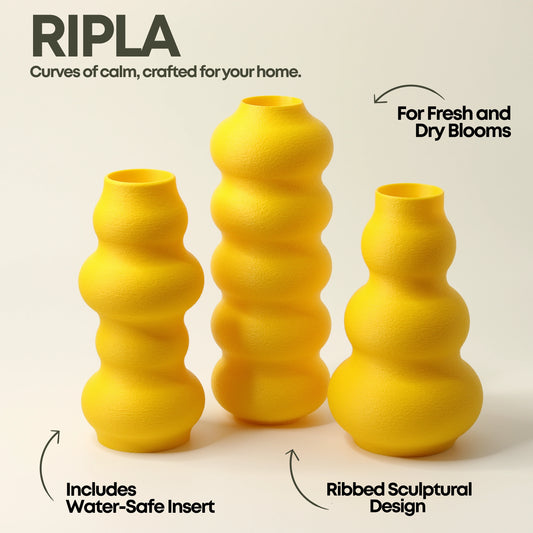 RIPLA – Sculptural Vase Collection